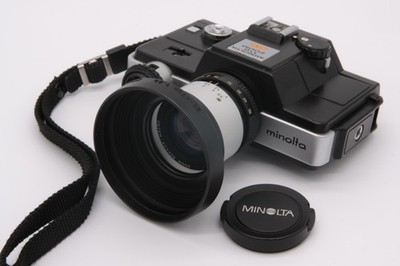 Minolta 110 Zoom Spiegelreflexkamera Rokkor Macro 25-50mm f/4.5 - getestet - Gehäuse - selten