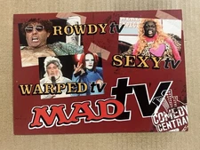 Postcard Mad TV Comedy Central Cable TV Advertising Humor Vintage PC
