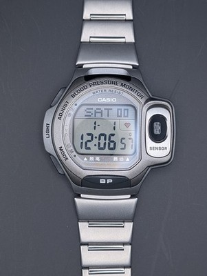 CASIO BP-1B BLOOD PRESSURE MONITOR 美品 Casio BP-1B Vintage Digital Blood Pressure Monitoring Watch