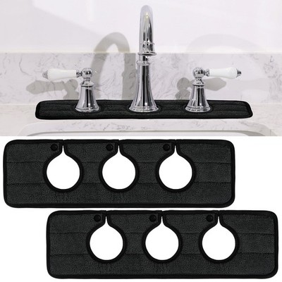 Teenyyou 2 Pcs Faucet Mat for Kitchen Sink Splash Guard for Kitchen Sink Fauc...