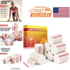 Comfortable Cotton Compression Bandage Wrap 8 Pack 3 Inch for Active Lifestyles