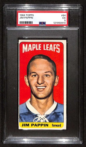 Jim Pappin #64 1964 Topps card