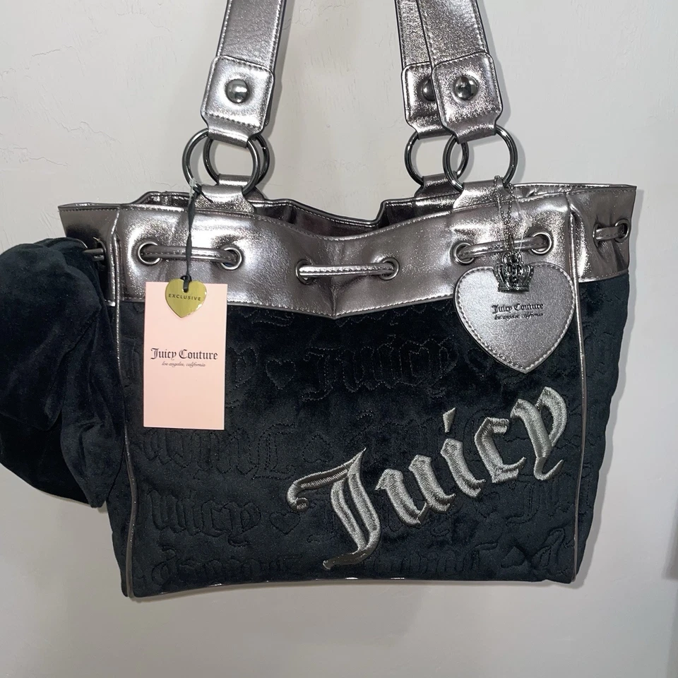 Nuevo con etiquetas Raro Juicy Couture Vintage Dreams Daydreamer en negro Foto 2 de 4