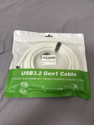 USB 3.2 Gen 1 Cable Oculus Quest Link/Camera Connecting Computer to Shoot 16FT 