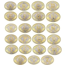 USA Initial Belt Buckles Alphabet Letter Texas Rodeo Western Cowboy Fashion Men