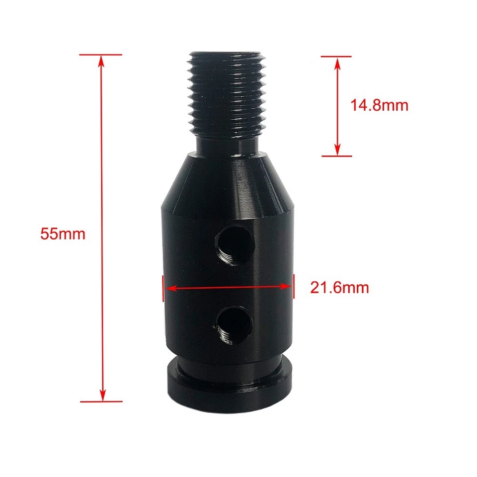 Adaptador universal de palanca de cambios para automóvil M12x1.25 para palanca de cambios sin rosca Foto 3 de 4