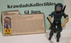 VTG HASBRO GI JOE 1985 TELE-VIPERS V1 LOOSE COMPLETE SCANNER BACKPACK FILE CARD