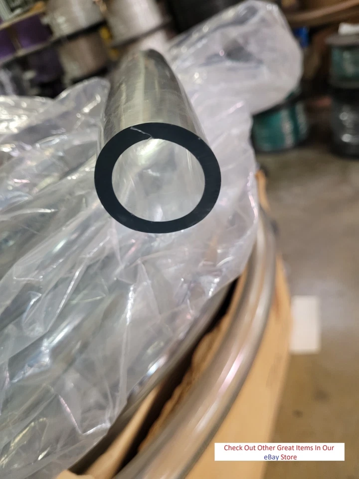 NEW Clearflex 60 Premium PVC Tubing, 1.4" OD, 1" ID, .2" Wall, 50' Length - Image 3 of 3