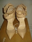 100% AUTHENTIC NEW WOMEN LOUBOUTIN MULTIMISS 100 NUDE STRAPPY PUMPS/HEELS US 7.5 — photo 3