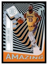 Lebron James 2020-21 Panini Illusions Acetate Amazing Orange #12 Lakers 83869