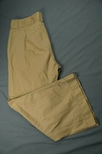 Ralph Lauren Lightweight Cotton Twill Wide Leg Flare Weekend Chino Pants. 8, GUC