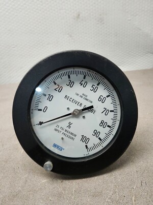 NEW NO BOC WIKA RECEIVER GAUGE 25 PSI 0-100 9837108