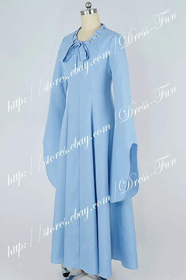 Juego de Tronos Cosplay Sansa Stark Alayne Piedra Azul Vestido Disfraz Halloween Foto 4 de 4