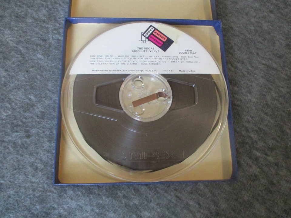 DOORS – ABSOLUTELY LIVE - 1970 REEL R2R DOUBLE PLAY 7 ½ IPS ELEKTRA Foto 4 de 4