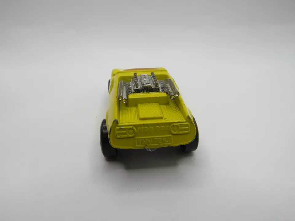 VINTAGE 1971 MATCHBOX SUPERFAST MOD VARILLA CARA JAGUAR N.º 1 COCHE FUNDIDO A PRESIÓN SUELTO Foto 4 de 4
