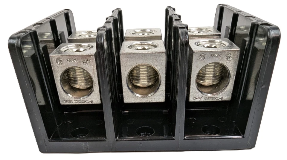 Marathon 1433126 Power Terminal Block with Barriers 3 Position 600V 310A NEW - Image 4 of 4