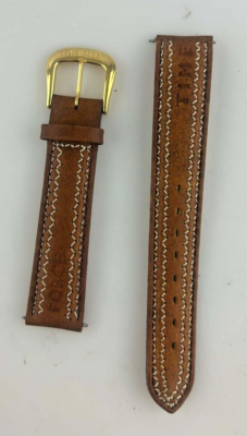 Cinturino Orologio Time Force 18mm Uomo Pelle Marrone New Old