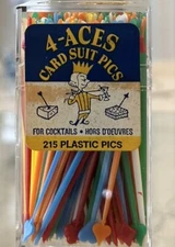 4 Aces Card Suit Pics Pick Appetizer Hors Charcuterie Cocktail Bridge Poker