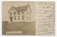 Welchville Maine Postcard Real Photo RPPC Oxford ME House 1907