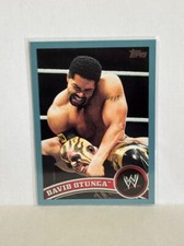 David Otunga 2011 Topps WWE Blue Card # 21 0248/2011 NXT