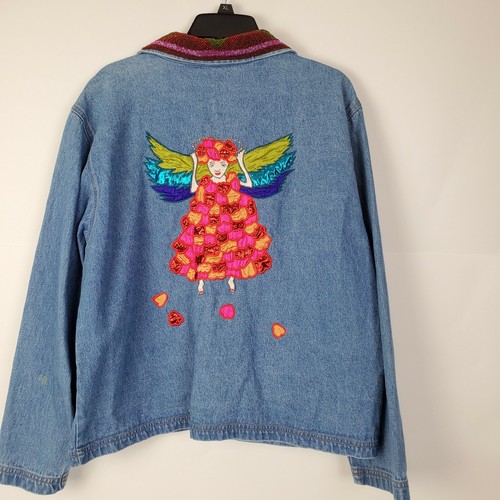 Chicos Design Denim Jean Jacket 