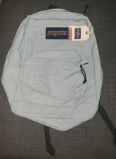 Jansport superbreak one blue chambray backpack JS00T15W0F6 NEW W/TAGS