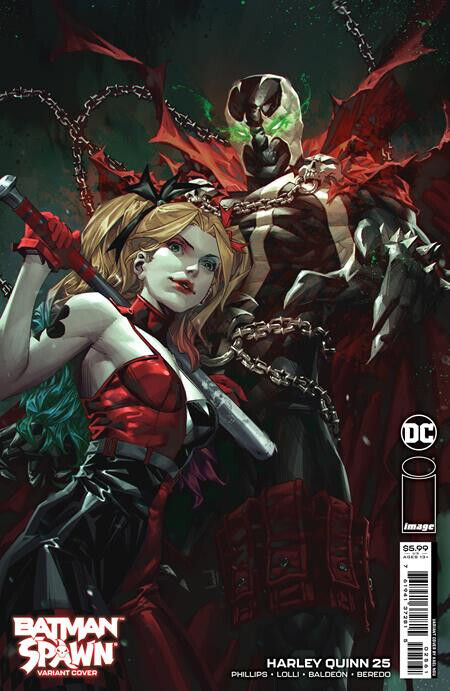 HARLEY QUINN #25 (KAEL NGU BATMAN/SPAWN VARIANT)(2022) COMIC BOOK ~ DC Comics