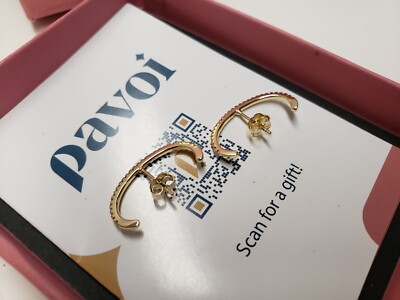 Pavoi 14k Gold Plated Over Brass Colette Suspender Cuffs