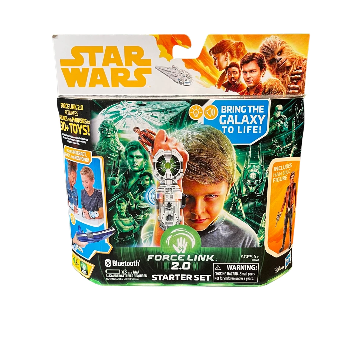 Disney Star Wars Force Link 2.0 Starter Set with 3.75 Inch Han