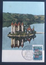 CARTE PREMIER JOUR 1966 TIMBRE CHÂTEAU DE VAL N°1506 OBLITÉRÉ LANOBRE