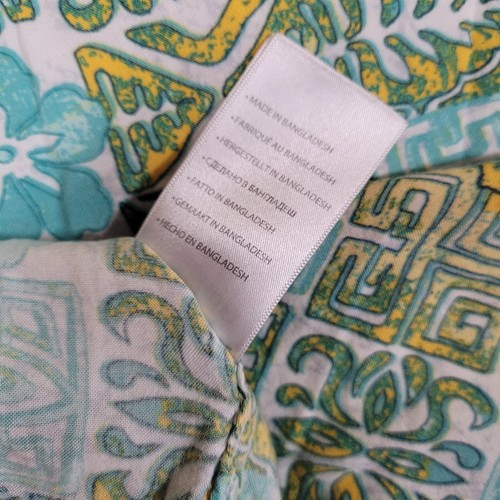 Island Passport Hawaiian Shirt Mens 2XLT Button Up 100% Rayon Floral Multicolor - Picture 10 of 11