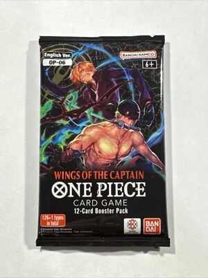 One Piece OP-06 Wings Of The Captain Booster Pack ENGLISH New Factory Sealed