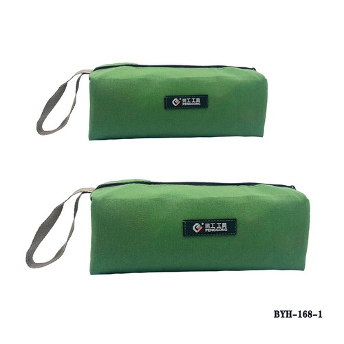 Heavy Duty Canvas Tool Bag with Metal Zipper Muti-Purpose Portable Waterproof - Picture 6 of 119