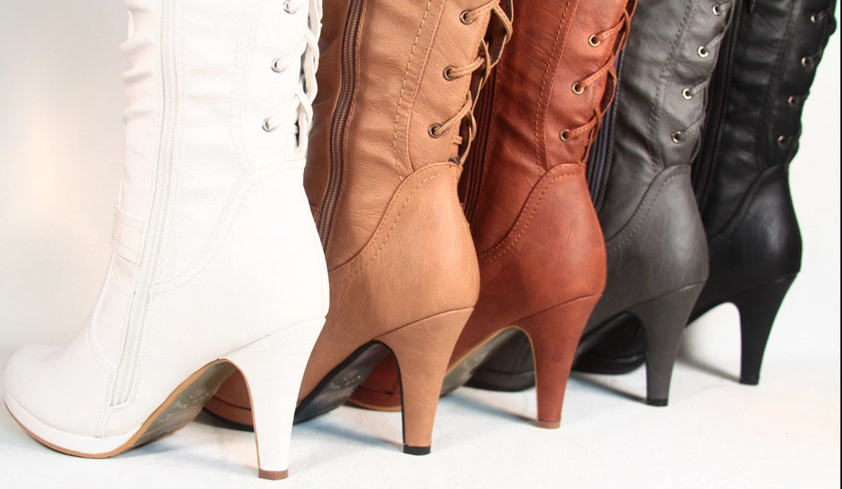 Sexy low store heel boots