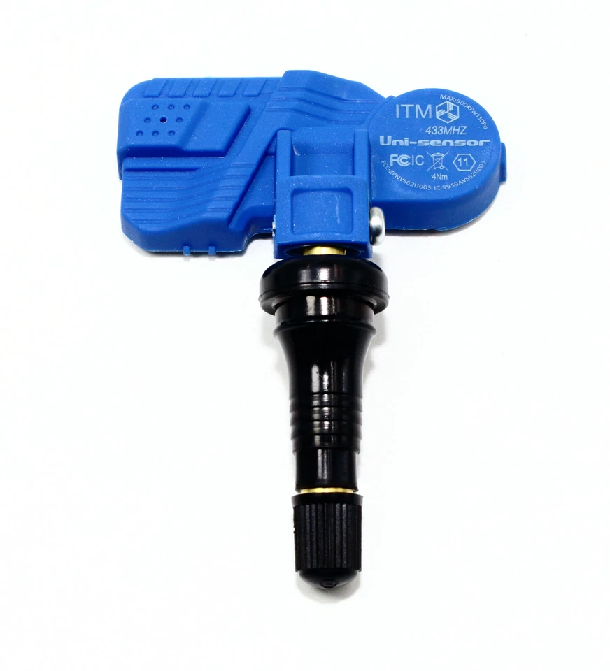 Juego de 4 sensores de neumáticos TPMS de 433 mhz para Mini Cooper Countryman vástagos de goma negros Foto 3 de 4