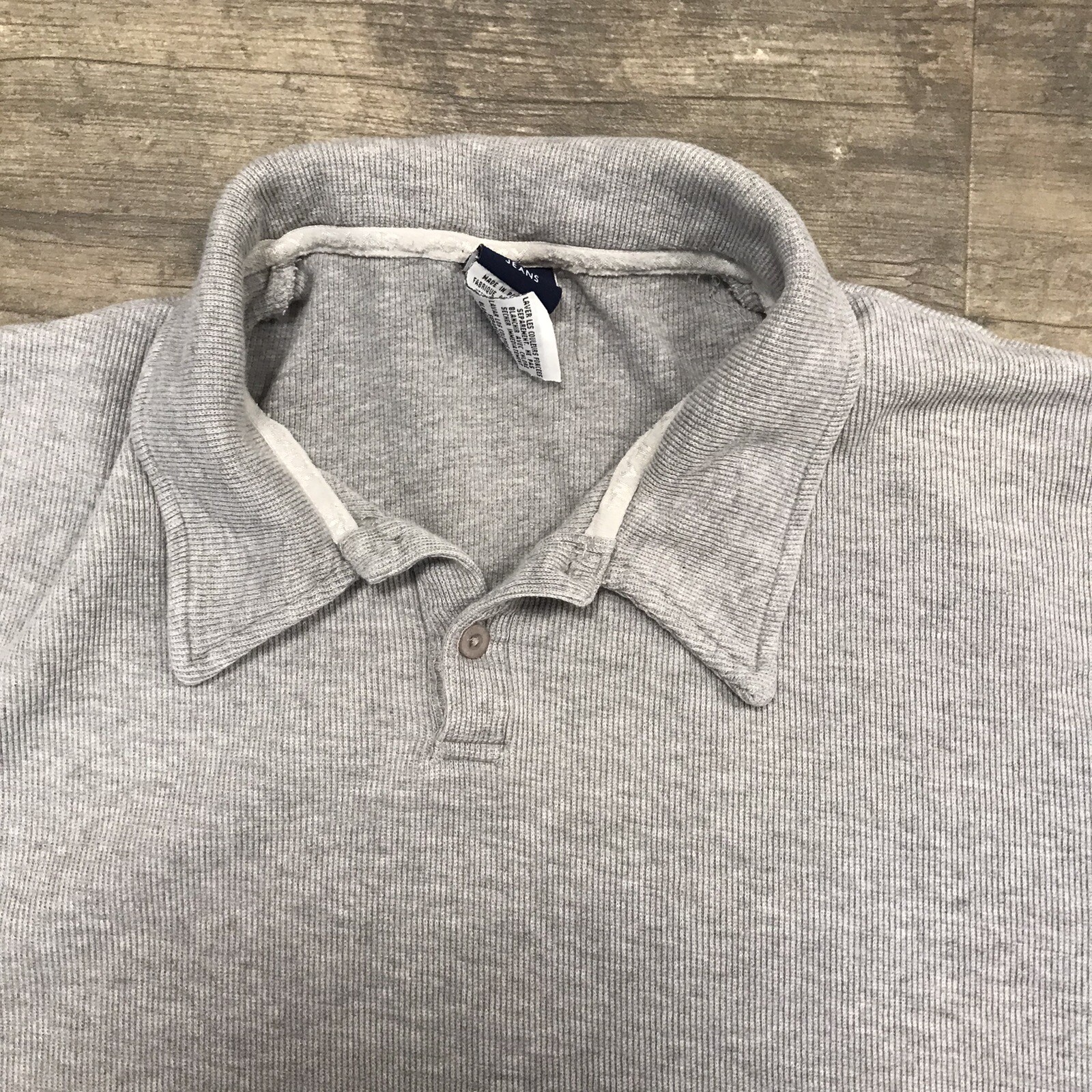 Vintage Tommy Jeans Tommy Hilfiger Mens Polo Shirt Size XL Gray Logo thumbnail 6