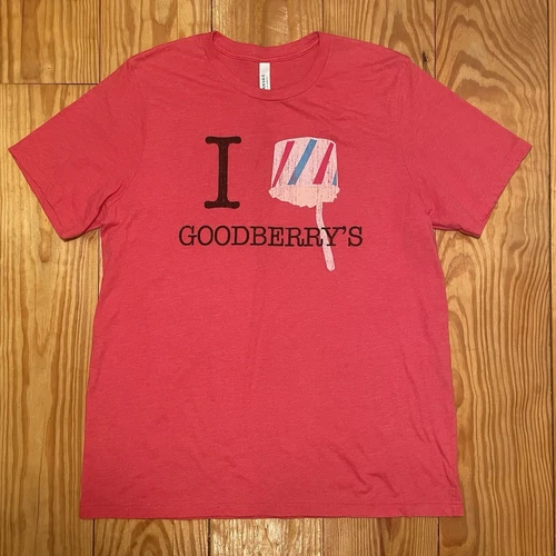Goodberry’s Frozen Custard Shirt Size XL North Carolina Ice Cream Cary Raleigh