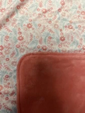 Parents Choice Walmart Coral Pink Floral Baby Blanket Lovey