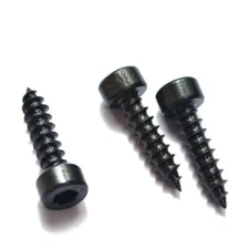 Black 8.8 Steel Hex Socket Cap Head Self Tapping Screws M2 M2.6 M3 M3.5 M4 M5 M6