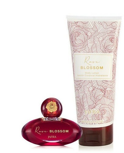 Jafra Rose Blossom Eau De Parfum 1.7 fl Oz WITH BODY LOTION DUO Perfume  LIMITED | eBay