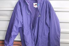Nike Racing Violet Hooded Running Windbreaker Jacket Mens Size L 56323