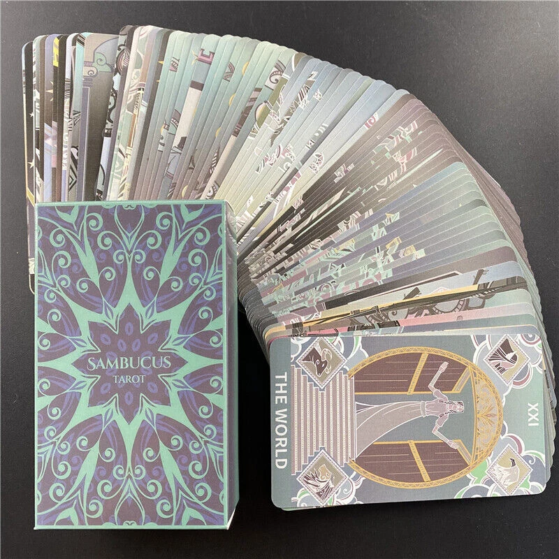 最上の品質な 78 A Tarot: Sambucus Cards Divination Language English Deck 趣味・スポーツ・実用