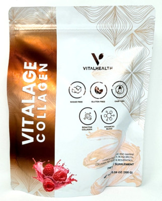 Vital Health VITALAGE COLLAGEN w/ Bone Broth 10.58 oz, EXP 1/2027
