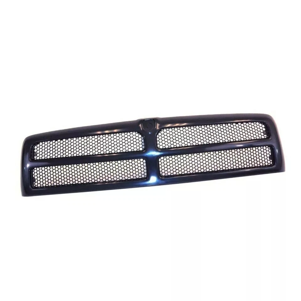 Grille For 1994-2002 Dodge Ram 1500 2500 3500 Pickup Front Textured Black Foto 4 de 4