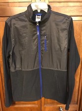 The North Face Jacket Youth Boys XL 18 20 Fleece Nylon Black Full Zip