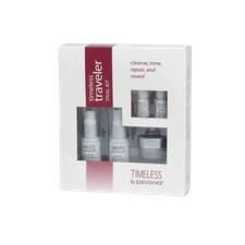 Timeless By Pevonia Traveler Trial Kit  Cleanse, Tone, Repair and Reveal