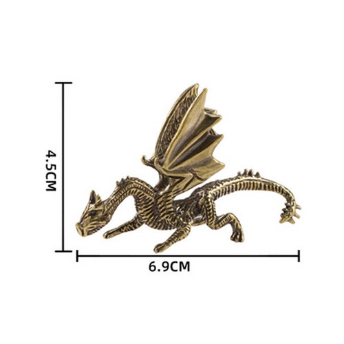 Brass Figurine Statue Miniature Ornament Animal Figurines Home Office Decor US - Picture 68 of 116