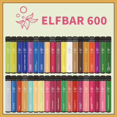Elfbar 600 Einweg E-Zigarette - 0 oder 20 mg/ml - über 30 Flavours zur Wahl