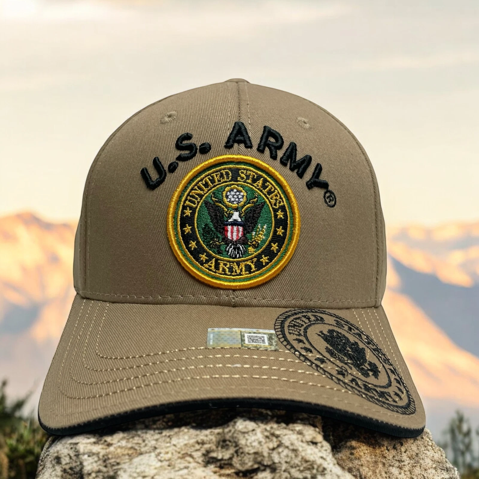 Official U.S. Army Embroidered Cap, Licensed Military Baseball Hat