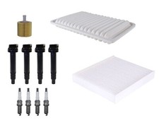 Denso Filters 4 Ignition Coils & 4 Spark Plugs Tune Up Kit For Toyota 2.7 2.5 L4